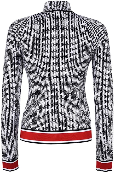 Clothing Sale for Women Balmain Jacquard Knit Jacket