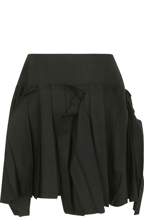 Skirts for Women Yohji Yamamoto Pleated Short Skirt