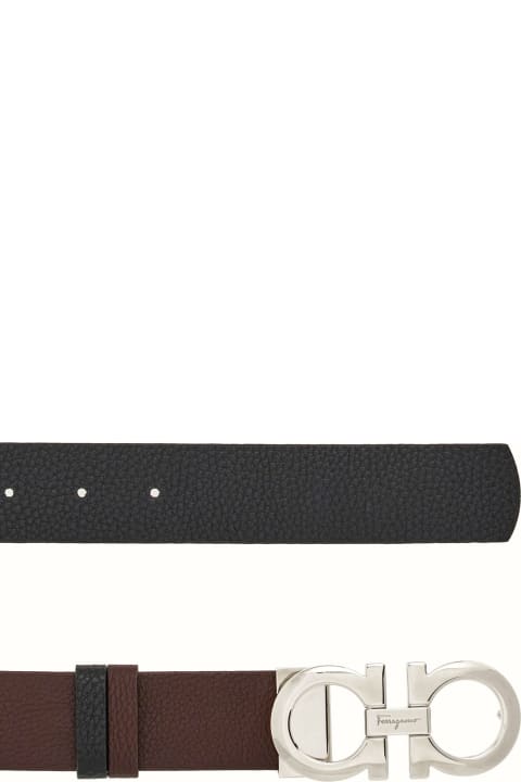 Belts for Women Ferragamo Adjustable And Reversible Gancini Belt