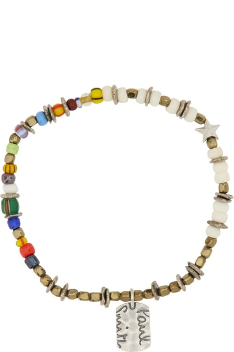 Jewelry Sale for Men Paul Smith Logo Bracelet
