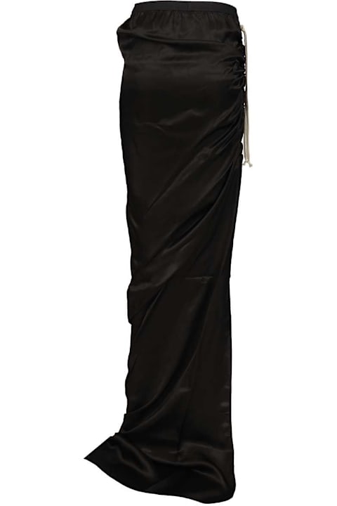 Homeware Rick Owens 'edfu' Skirt In Cupro