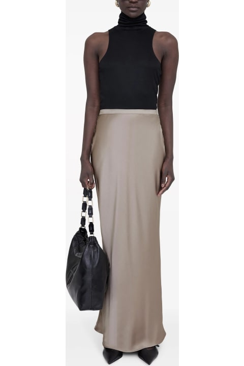 Fashion for Women Anine Bing Bar Silk Maxi Skirt