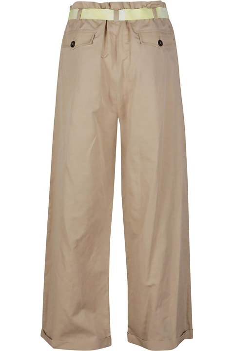 Pinko Pants & Shorts for Women Pinko Belted Wide-leg Pants