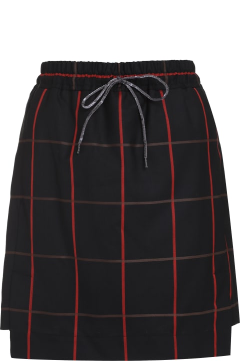 Vivienne Westwood for Men Vivienne Westwood Check Pattern Wool Skirt