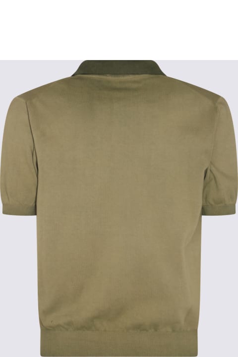 Altea Topwear for Men Altea Army Cotton Polo Shirt