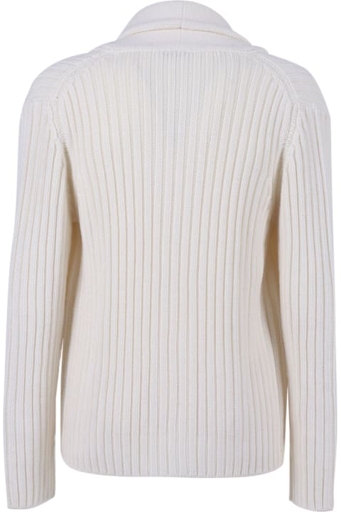 Kangra for Women Kangra Cable Knitted And Ribbed Shawl Jacket With Pockets