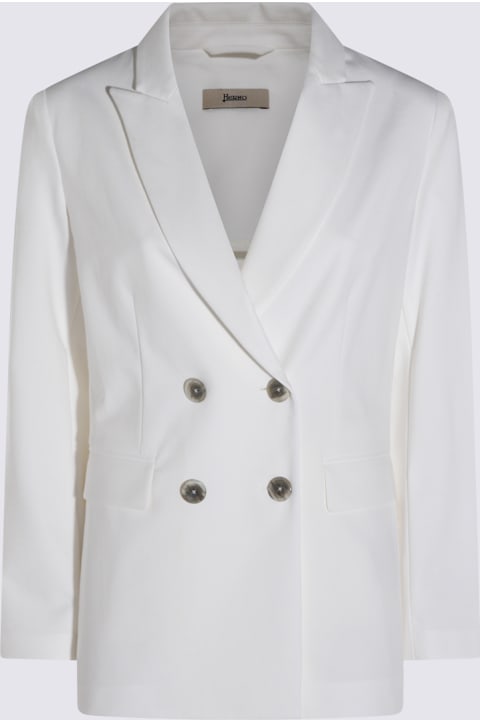 Homeware Herno White Cotton Blazer