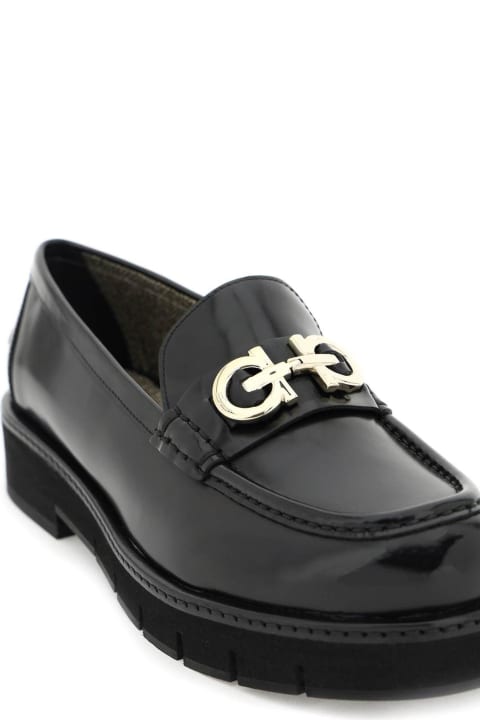 Ferragamo Flat Shoes for Women Ferragamo Gancini Loafers
