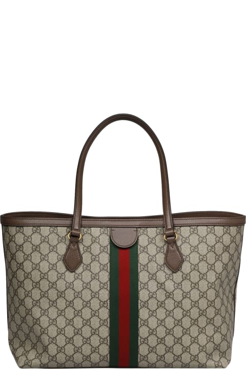 Homeware Gucci Web Stripe Detail Logo Tote