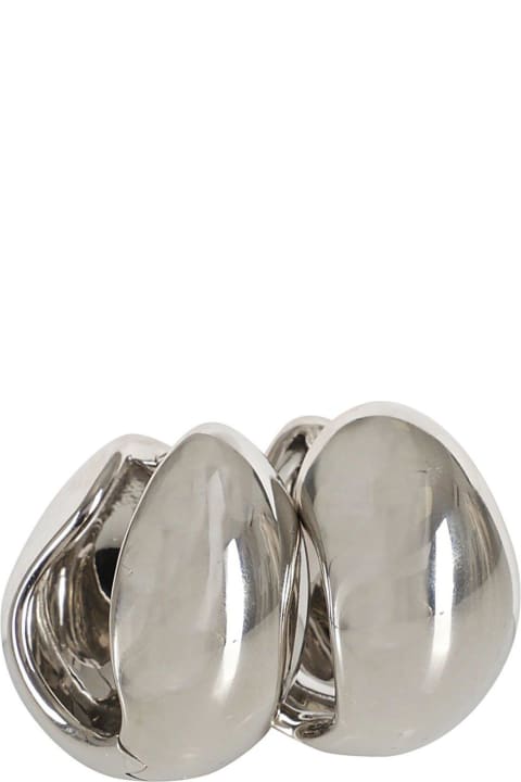 Coperni Earrings for Women Coperni Metallic Snap Earrings