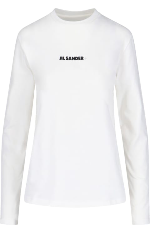 Jil Sander Topwear for Women Jil Sander Logo Sweater