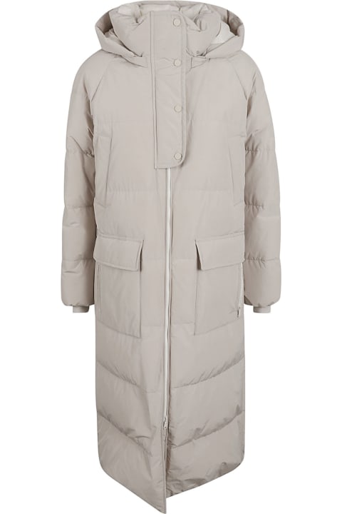 Brunello Cucinelli Clothing for Women Brunello Cucinelli Zip-up Padded Hooded Coat