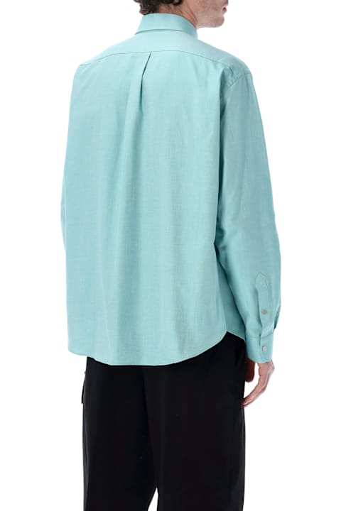 Homeware Fendi Fendi Turquoise Cotton Oxford Shirt