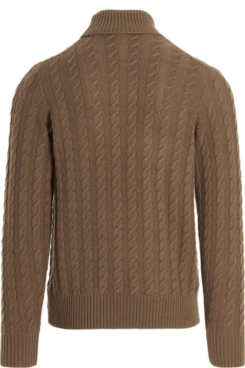 Zanone Sweaters for Men Zanone Cable Sweater