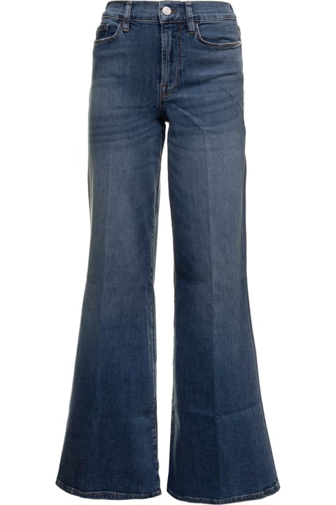 Jeans for Women Frame Palazzo Blue Denim Jeans Frame Woman