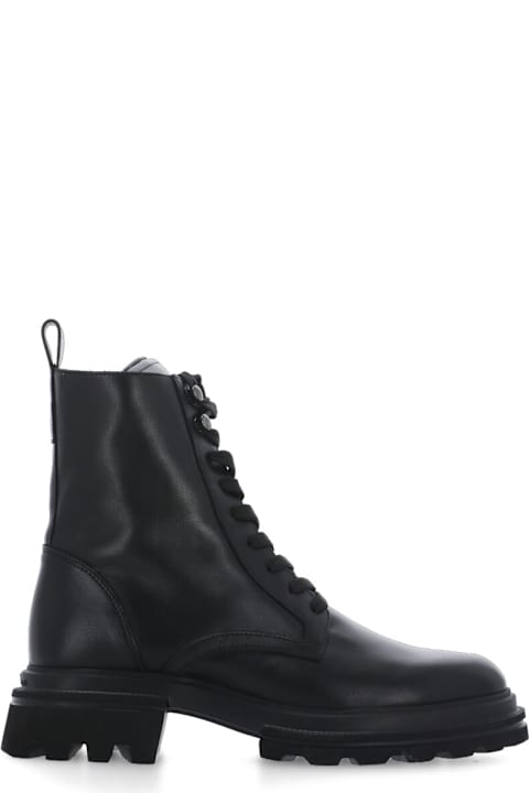 Hogan Boots for Women Hogan H674 Combat Boots