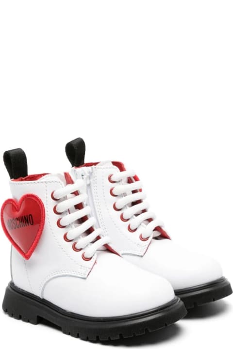 Shoes for Girls Moschino Ankle Boots With Heart Logo