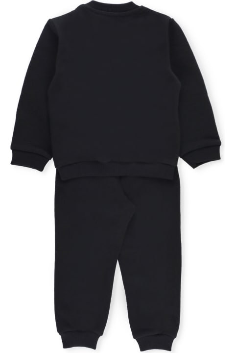 Moschino for Kids Moschino Cotton Two-piece Jumpsuit