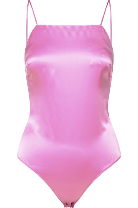 Max Mara Underwear & Nightwear for Women Max Mara Rugiada' Mauve Silk Top