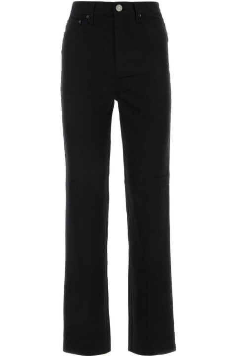 Rotate by Birger Christensen for Women Rotate by Birger Christensen Black Cotton Pant