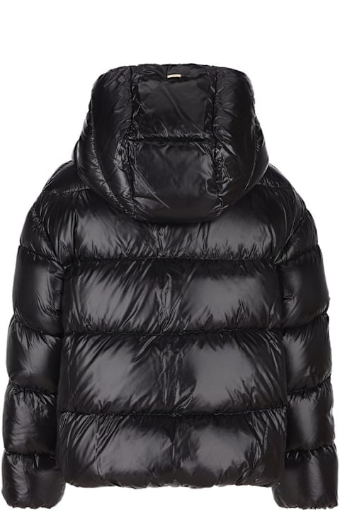 Herno for Kids Herno Logo-plaque Zipped Puffer Jacket