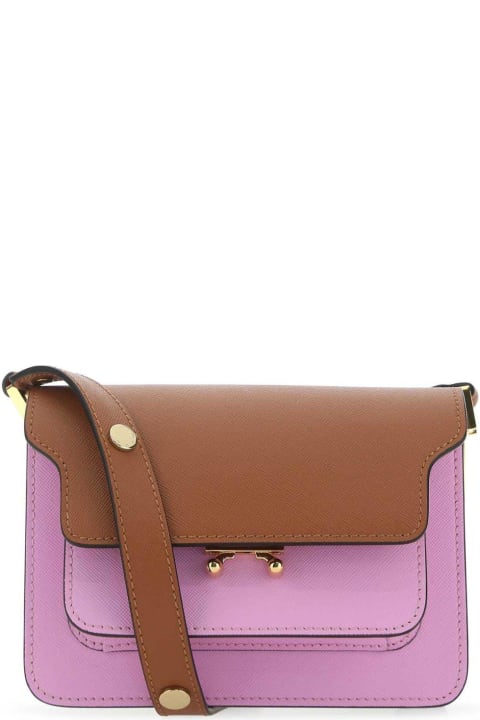 ウィメンズ Marniのショルダーバッグ Marni Trunk Colour-block Mini Shoulder Bag