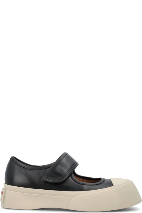 Marni for Women Marni Black Leather Sandals