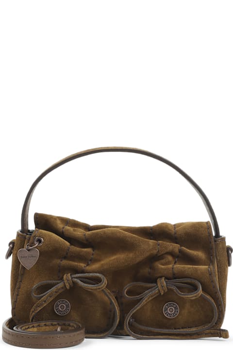 Acne Studios لـ Kids Acne Studios Micro Crossbody Suede Bag