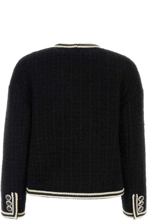 Gucci Sweaters for Women Gucci Black Tweed Blazer