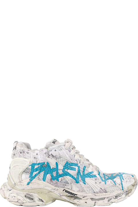 Homeware Balenciaga White Runner Sneakers