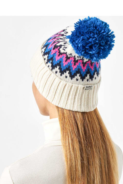 أدوات منزلية MC2 Saint Barth Woman Beanie With Pompon