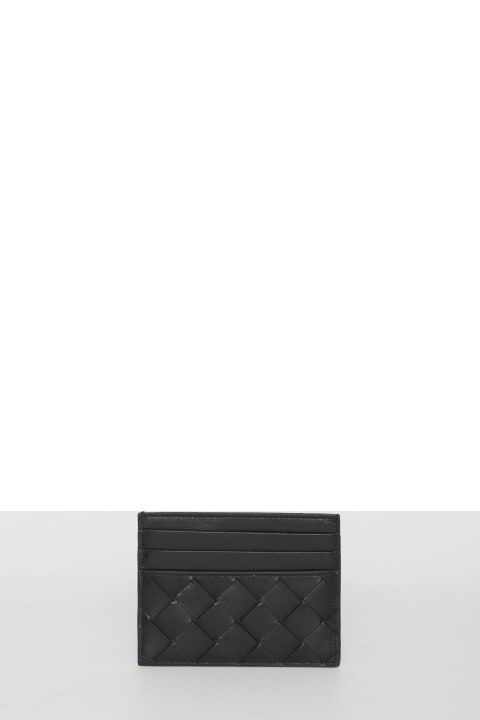 Bottega Veneta Accessories for Women Bottega Veneta Black Leather Cardholder