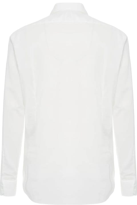 Homeware Fedeli White Cotton Blend Shirt