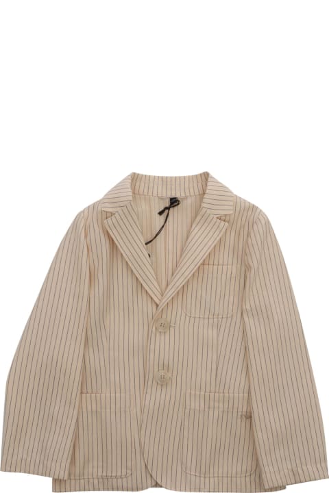 Homeware Emporio Armani Beige Jacket With Striped