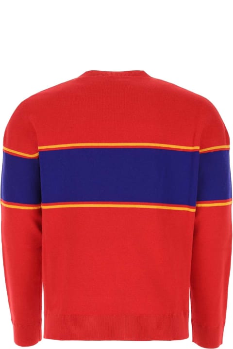 メンズ Dsquared2のニットウェア Dsquared2 Multicolor Cotton Oversize Sweater