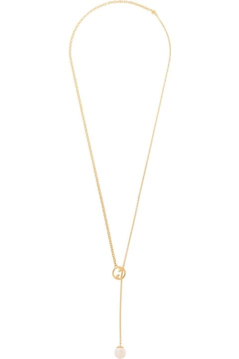 Gucci Necklaces for Women Gucci Blondie Embellished Drop Necklace