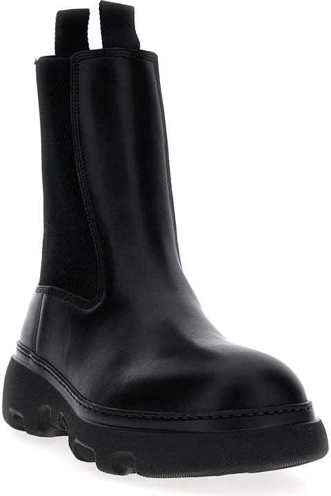 Burberry Boots for Men Burberry 'chelsea' Ankle Boots