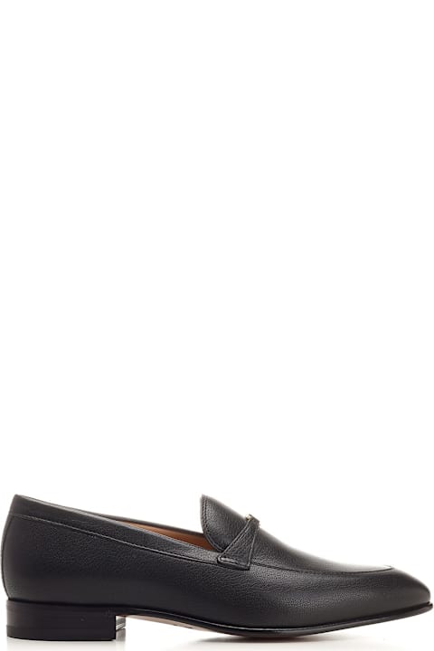 Valentino Garavani أحذية لـ القسم الرجالي Valentino Garavani Hammered Leather Moccasin