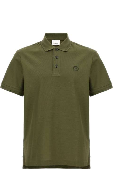 Sale for Men Burberry Logo Embroidery Polo Shirt