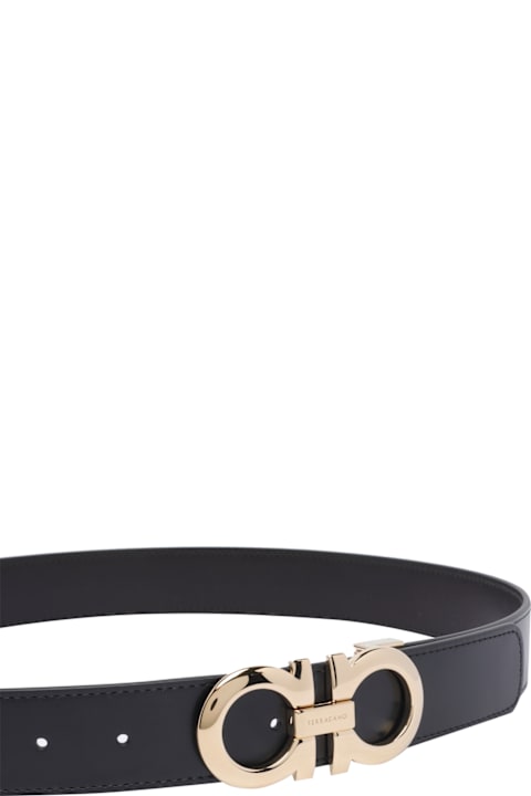 Ferragamo Accessories for Men Ferragamo Double Adjustable Gancini Belt