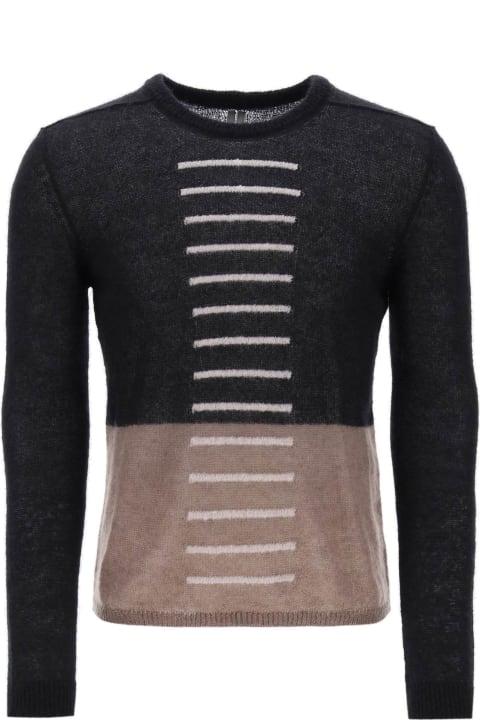 Fashion for Men Rick Owens 'judd' Sweater With Contrasting Lines