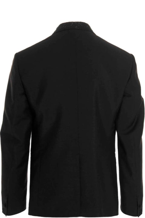 Coats & Jackets for Men Versace Embellished Single-breasted Blazer