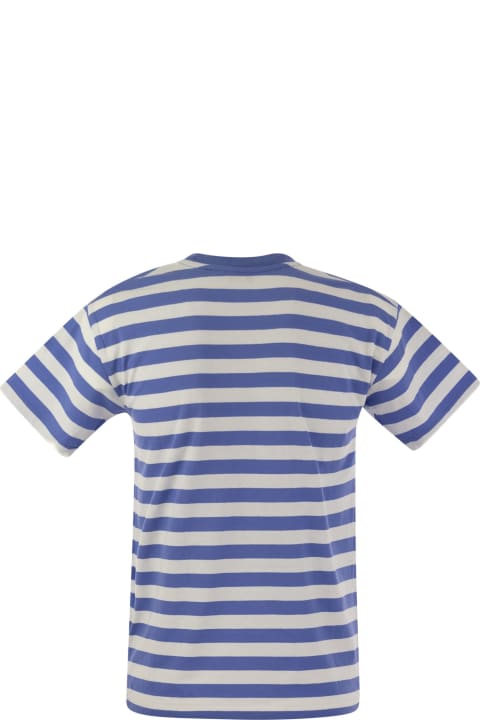 Ralph Lauren for Women Ralph Lauren Polo Bear Striped Cotton T-shirt