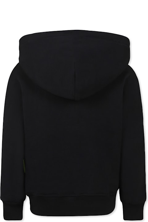 Homeware Barrow Black Sweatshirt For Girl With Logo