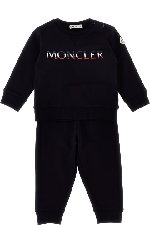 Moncler Bodysuits & Sets for Baby Boys Moncler Logo Print Tracksuit