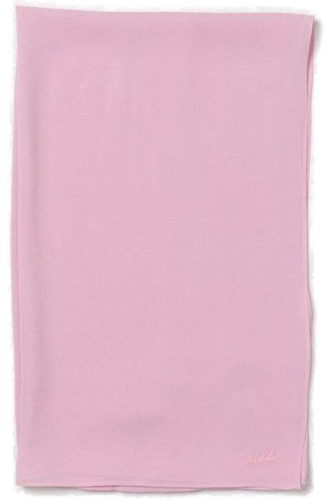 Pinko Scarves & Wraps for Women Pinko Logo-embroidered Scarf Pinko
