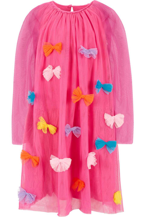 Homeware Stella McCartney Kids Fuchsia Dress For Girl With Flowers