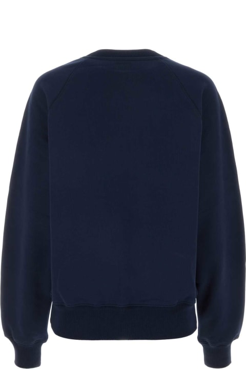 Fashion for Women Ami Alexandre Mattiussi Navy Blue Cotton Sweatshirt