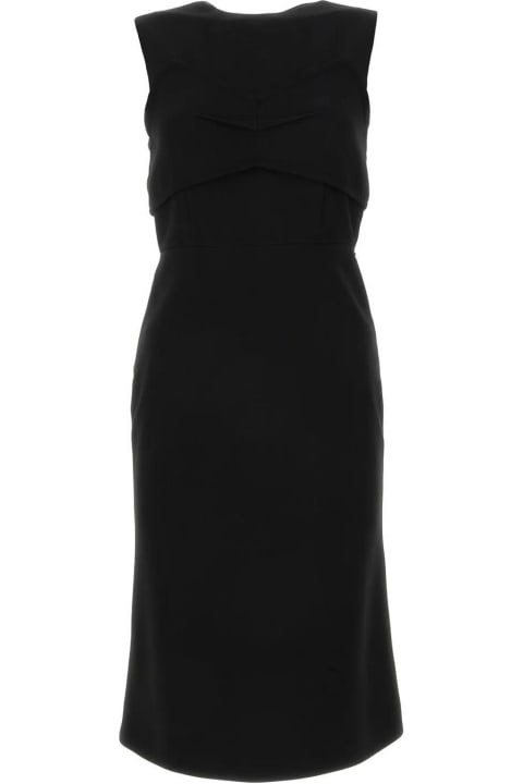 SportMax Dresses for Women SportMax Black Stretch Polyester Mirto Dress