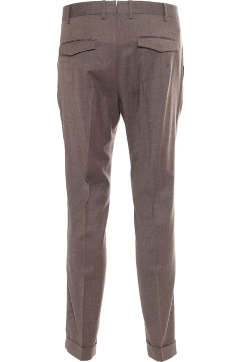 أدوات منزلية PT Torino Master, 1 Pleat, Diagonal Pockets, Flap Back Pockets, Turn-up